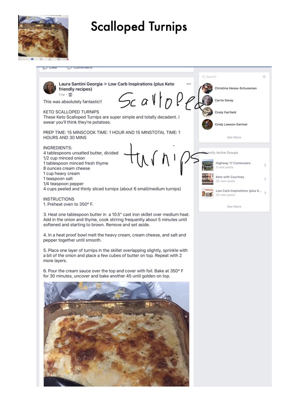 Original recipe page 1