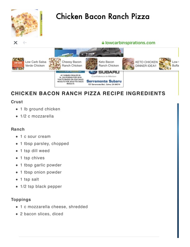 Original recipe page 5