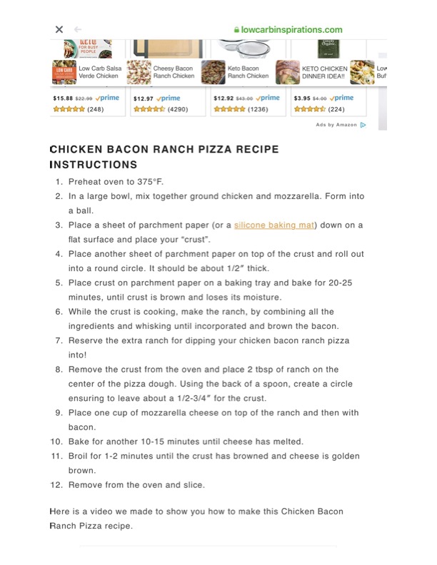 Original recipe page 6