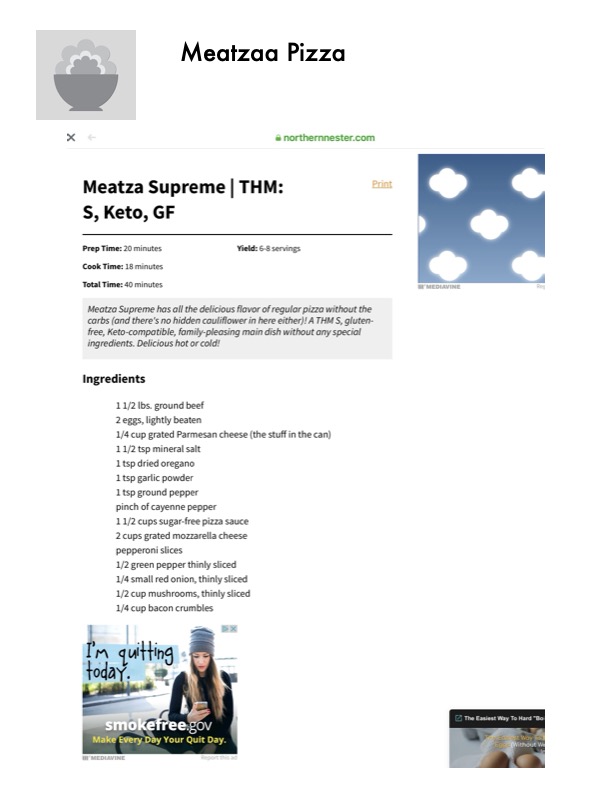 Original recipe page 9