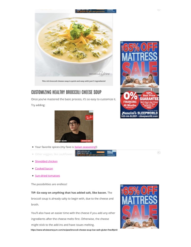 Original recipe page 18