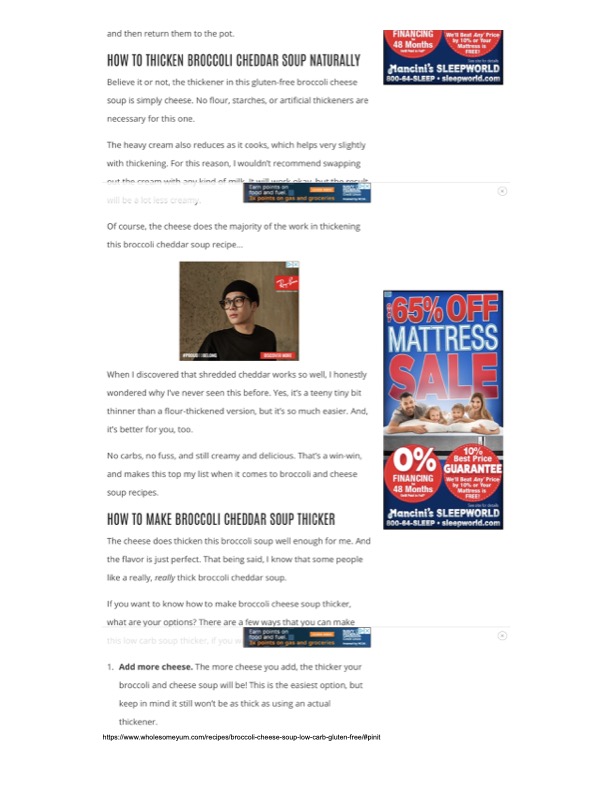 Original recipe page 19