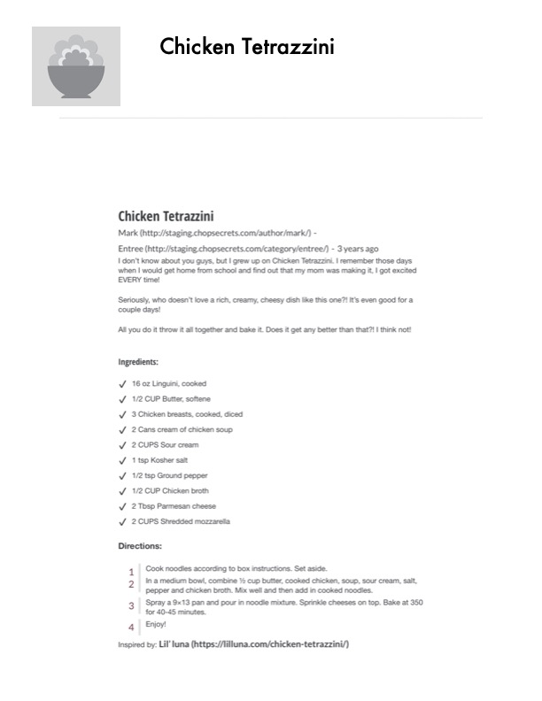 Original recipe page 32