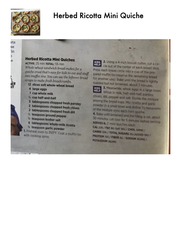 Original recipe page 65