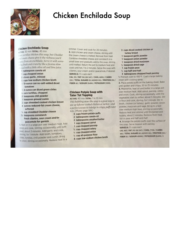 Original recipe page 71