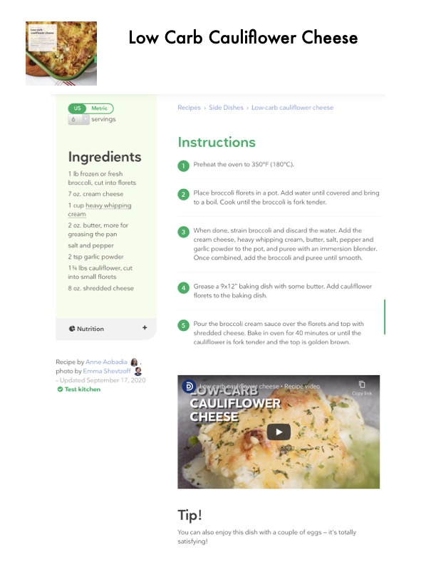 Original recipe page 89