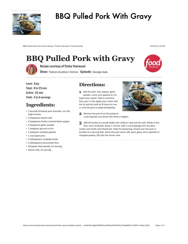 Original recipe page 90