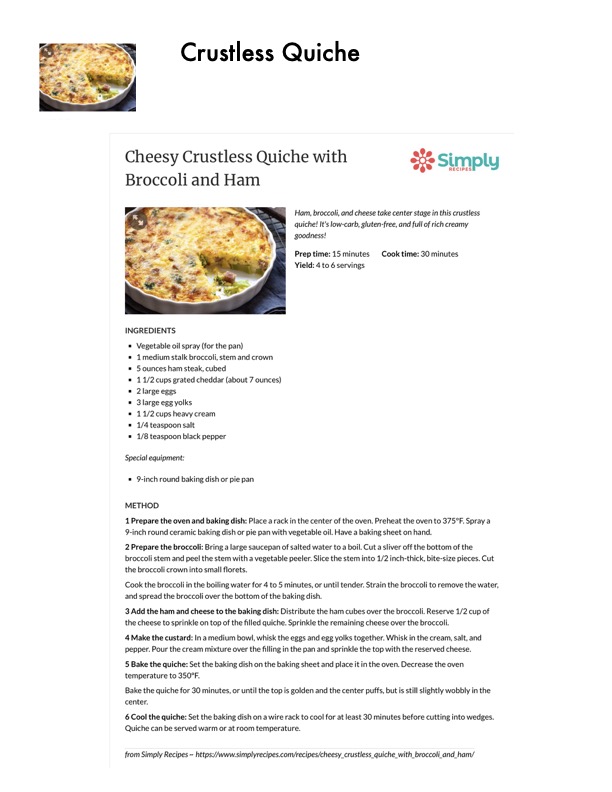 Original recipe page 141