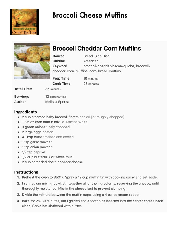 Original recipe page 142