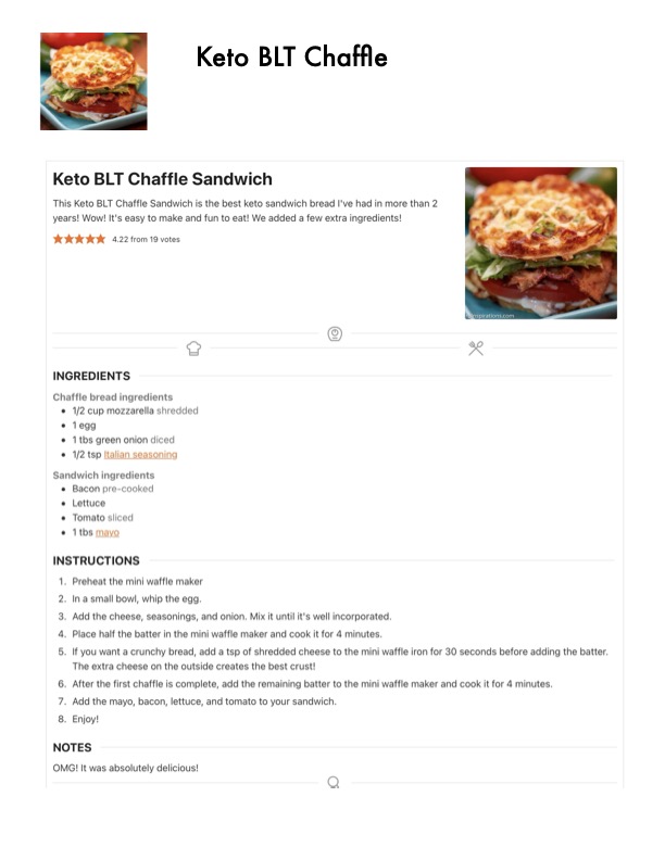 Original recipe page 143