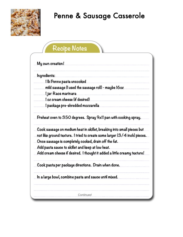 Original recipe page 149