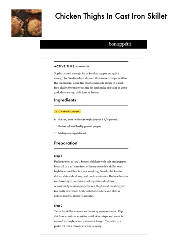 Original recipe page 152