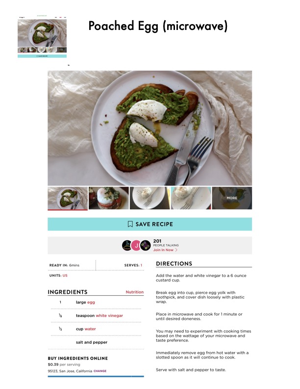 Original recipe page 156