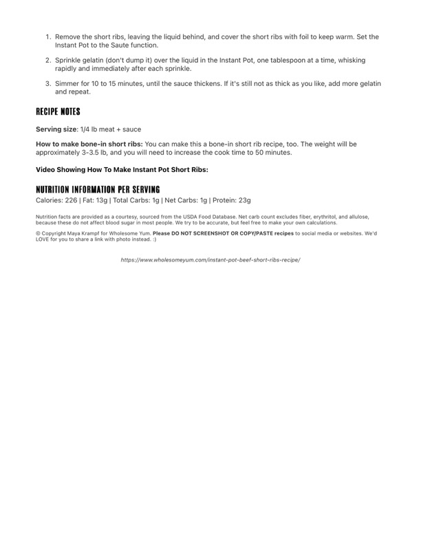 Original recipe page 164