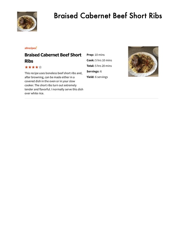 Original recipe page 165