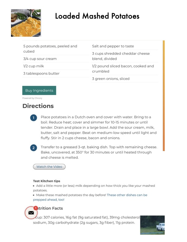 Original recipe page 188