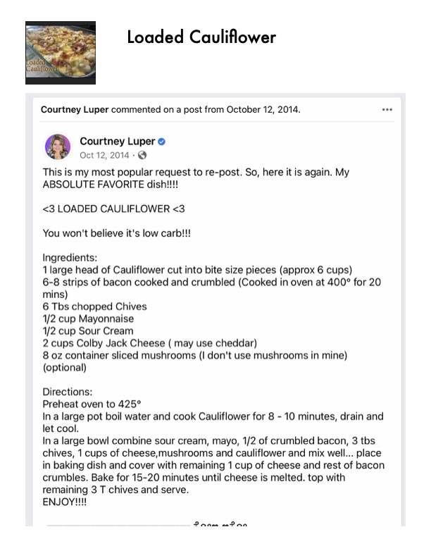 Original recipe page 189