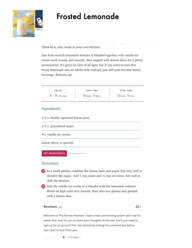 Original recipe page 196