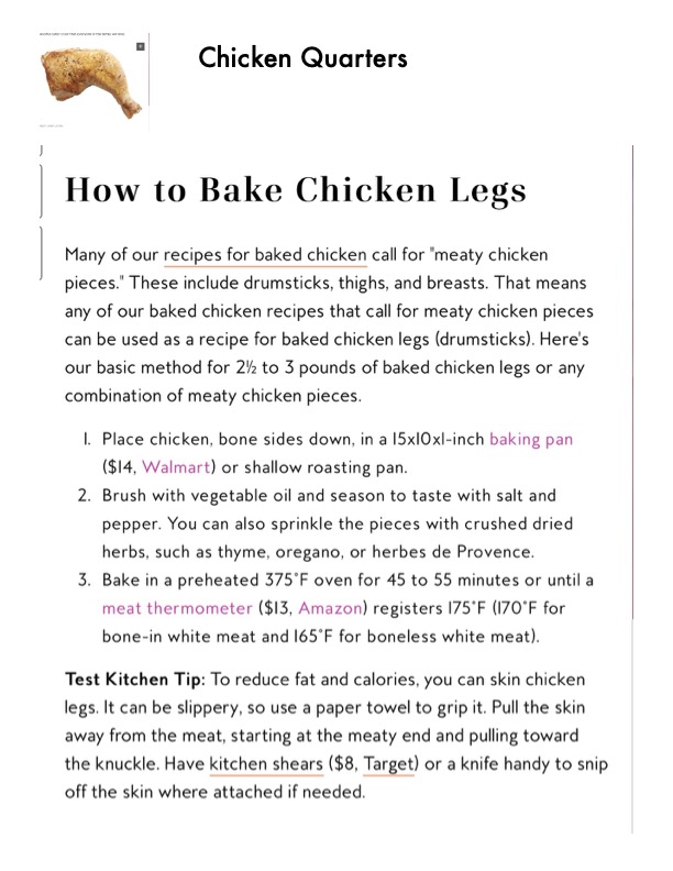 Original recipe page 200