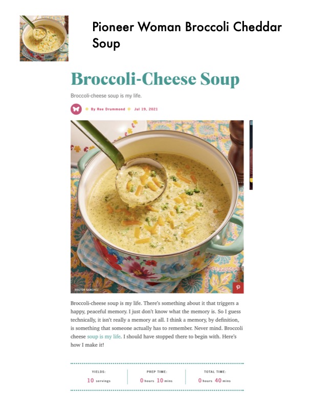 Original recipe page 201