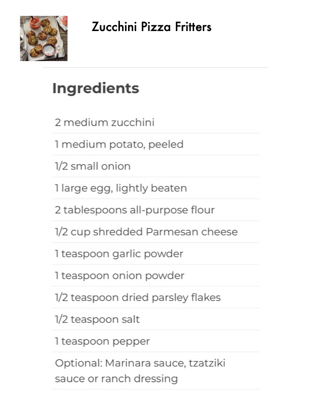 Original recipe page 203