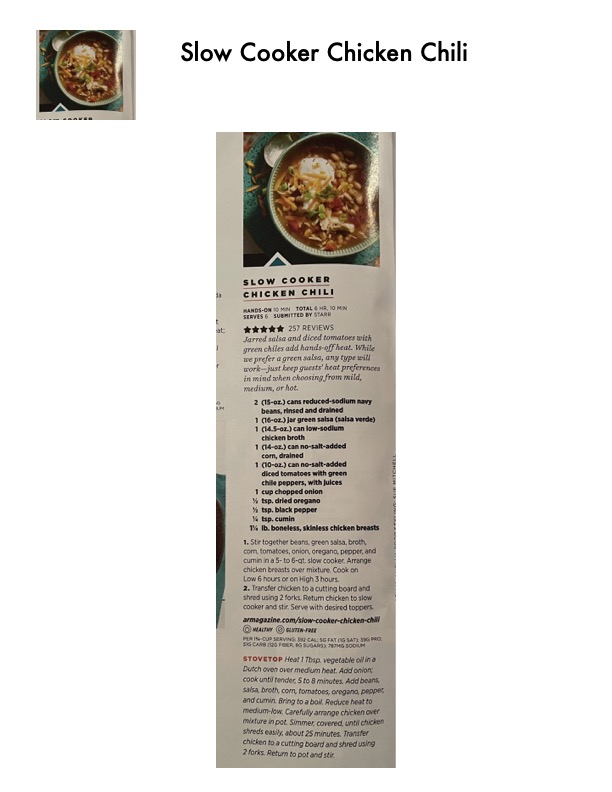 Original recipe page 260