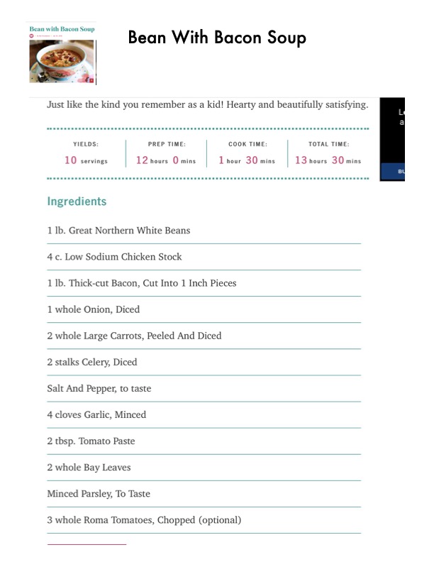 Original recipe page 264