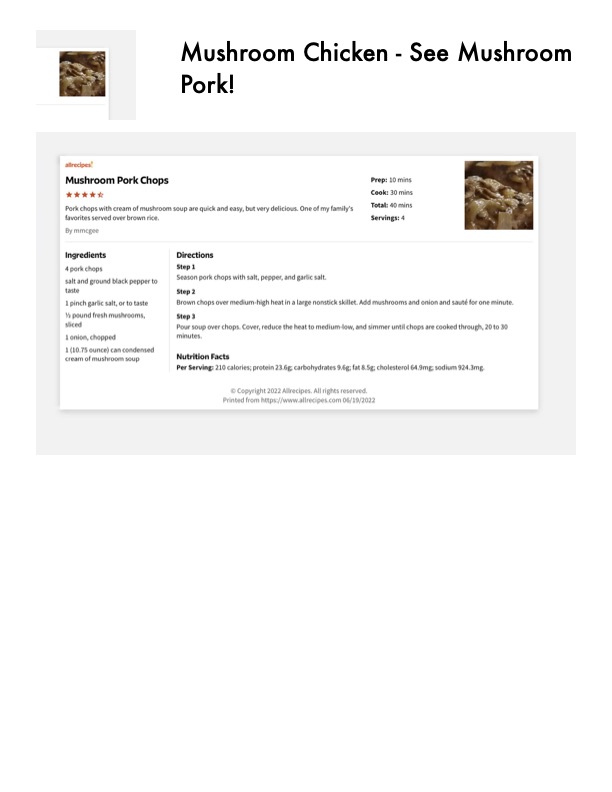 Original recipe page 300