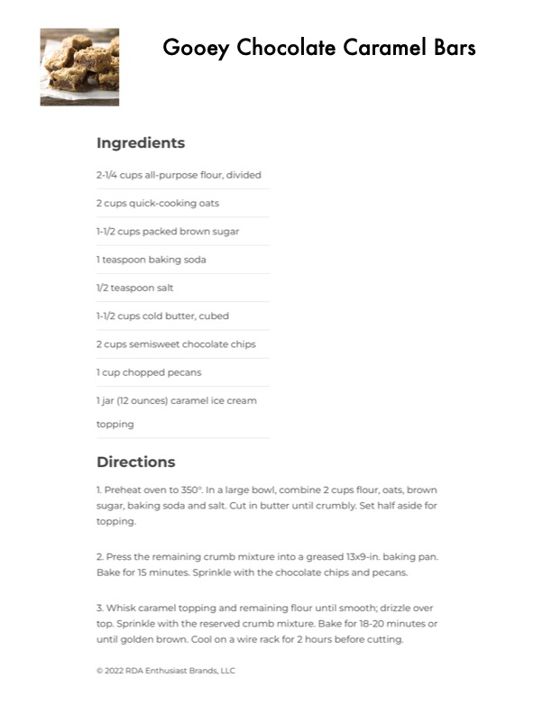 Original recipe page 400